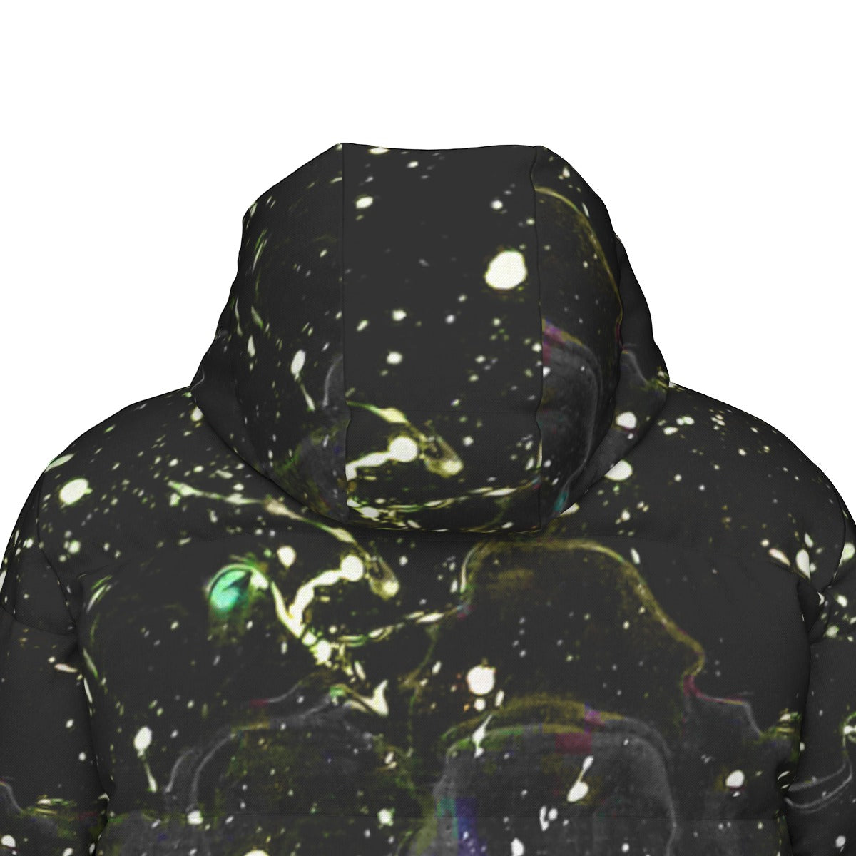 Galactic Fire Unisex Long Down Jacket