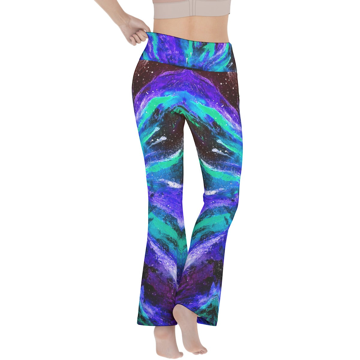 Black Hole  Women's Flare Yoga Pants