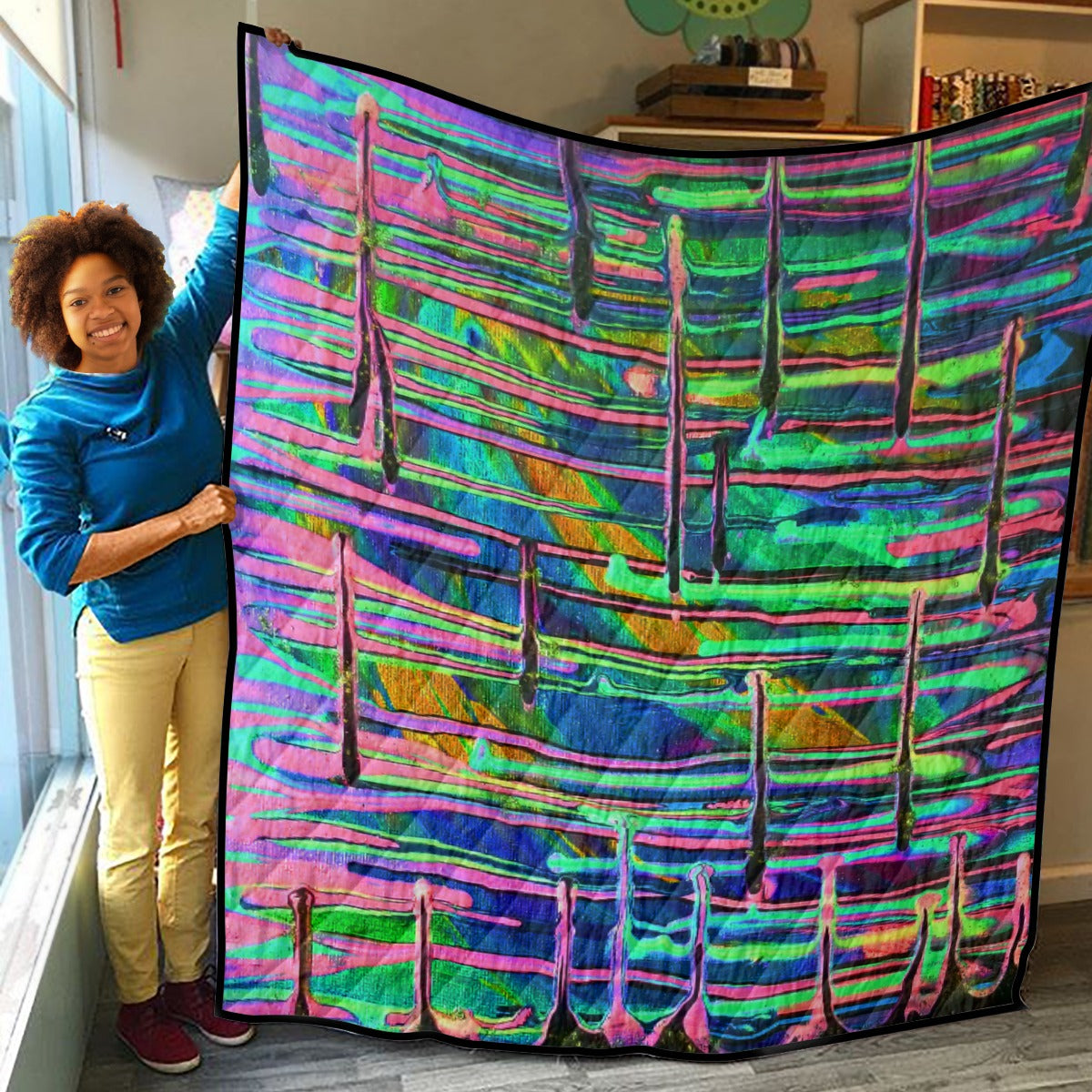 Drip Lightweight & Breathable Quilt With Edge-wrapping Strips