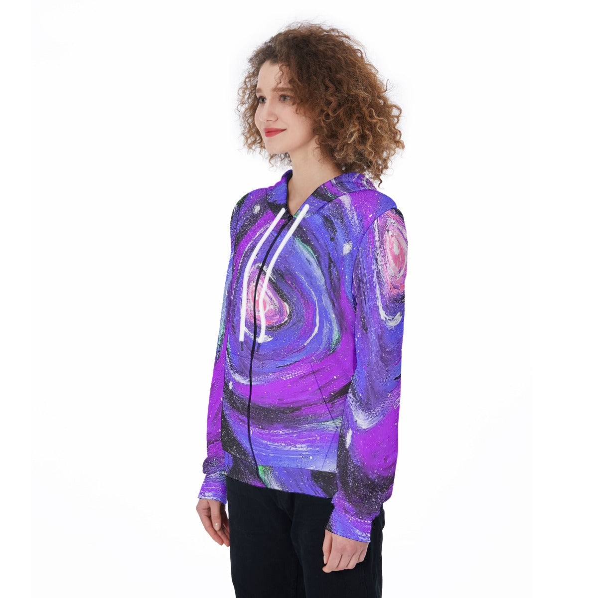 Purple Passion Women's Zip Up Hoodie