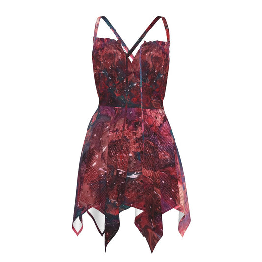 Heaven Meets Universe Red Women's Slip Dress