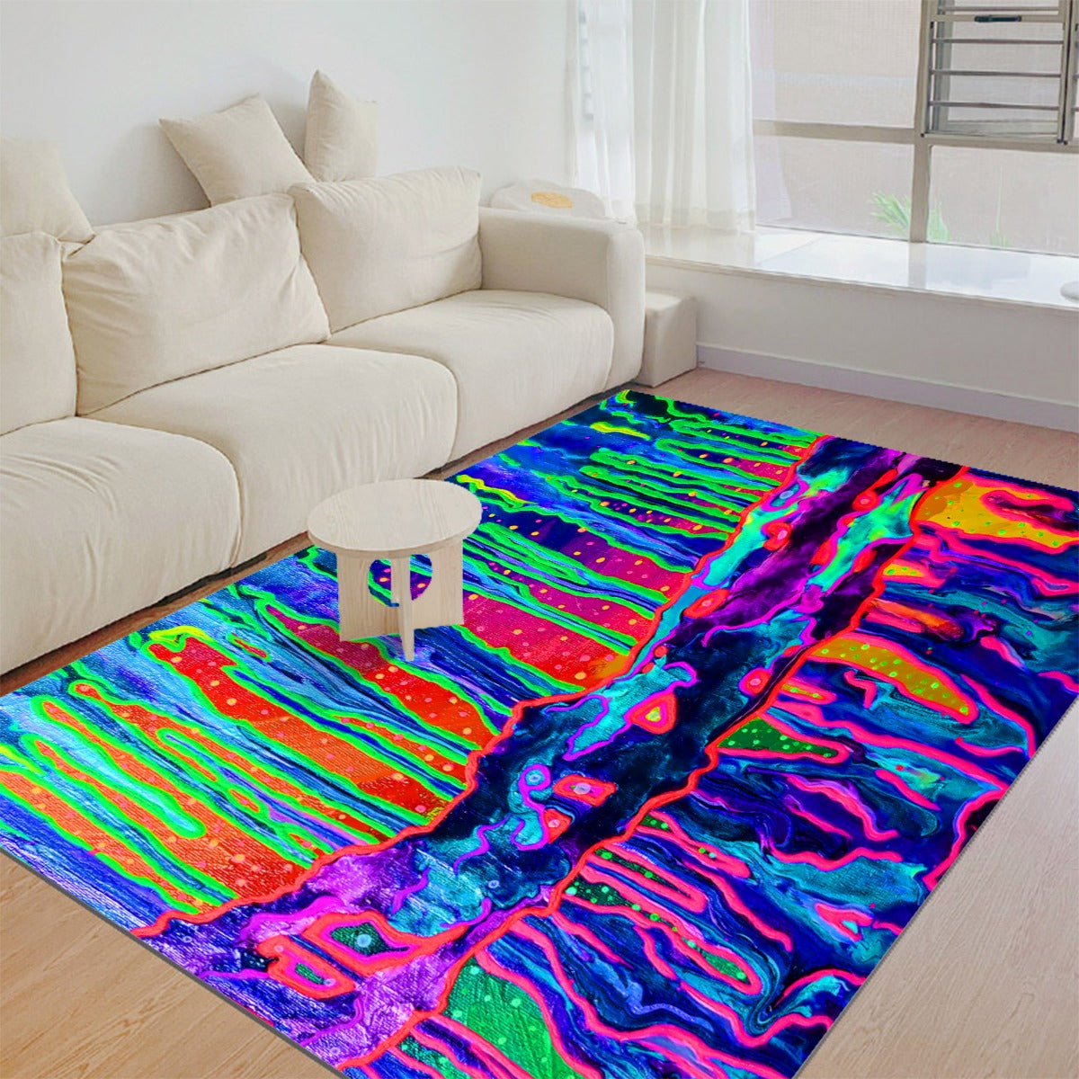 Mystic Cave Foldable Rectangular Thickened Floor Mat
