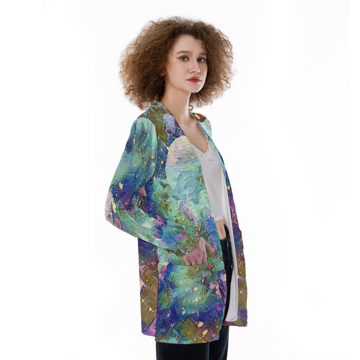 Galactic Love Pastel Women's Cover With Pocket