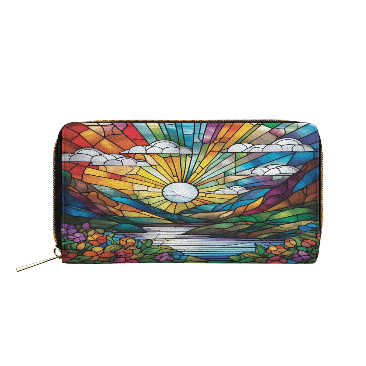 Stained Glass Rainbow Skies Mini Purse