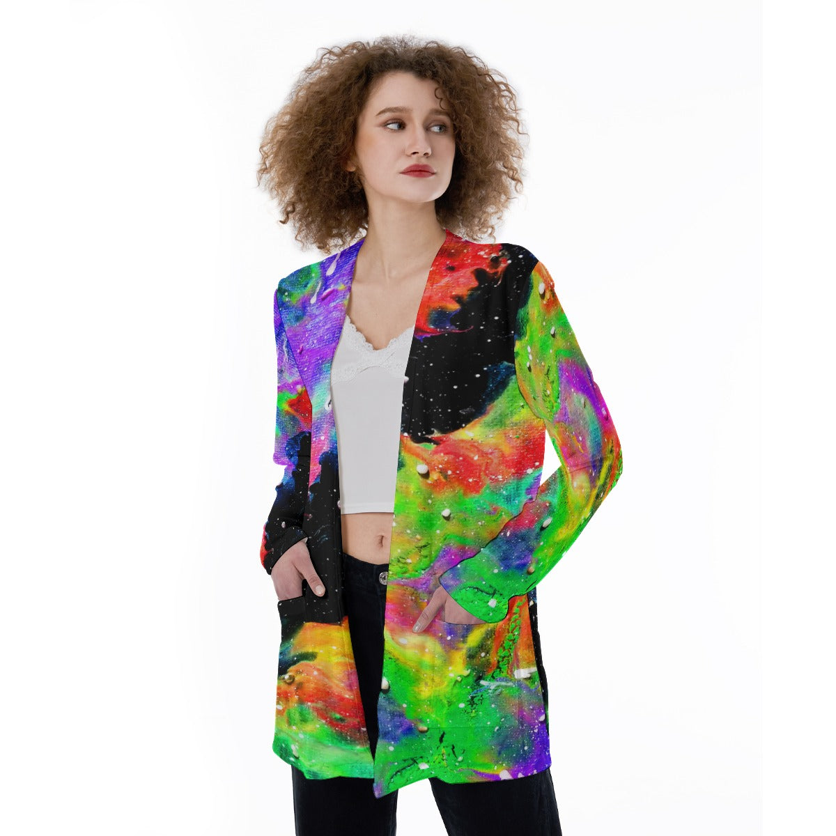 Galactic Rainbow Women's Cover With Pocket