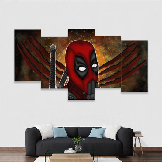 Deadpool/Wolverine FRAMED Five-Piece Mural