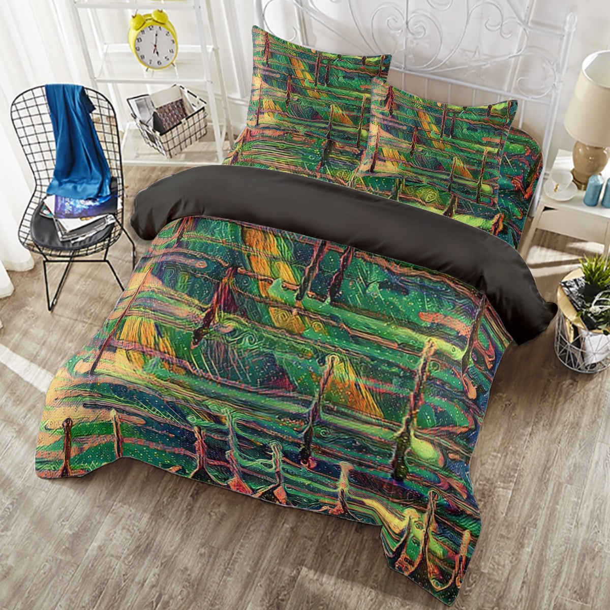 Drip Grunge Four-piece Duvet Cover Set