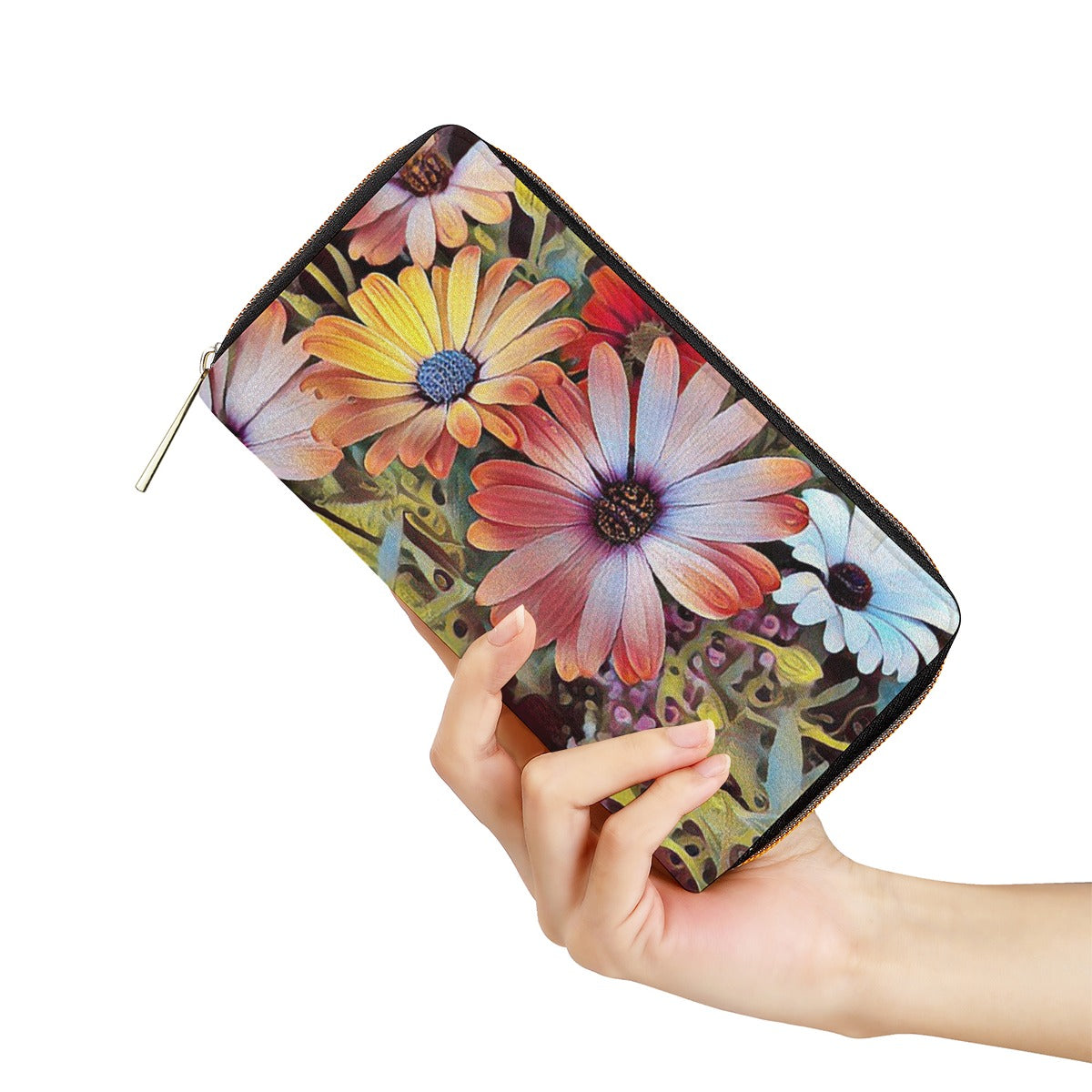 Vivid Flower Power Mini Purse