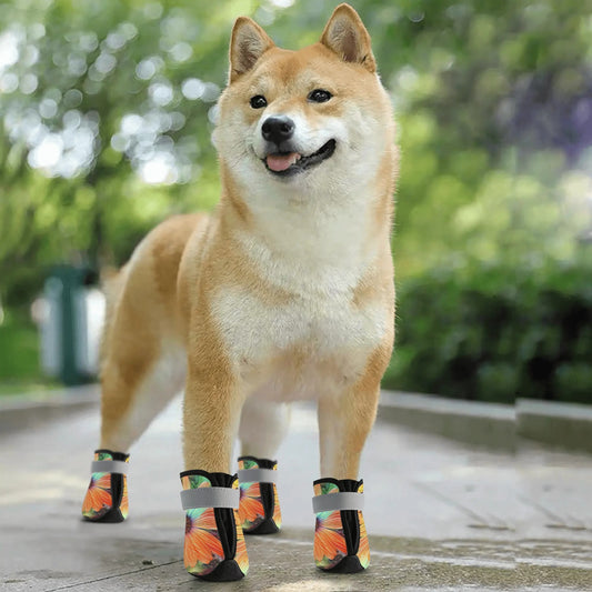 Daises Non Slip Dog Socks