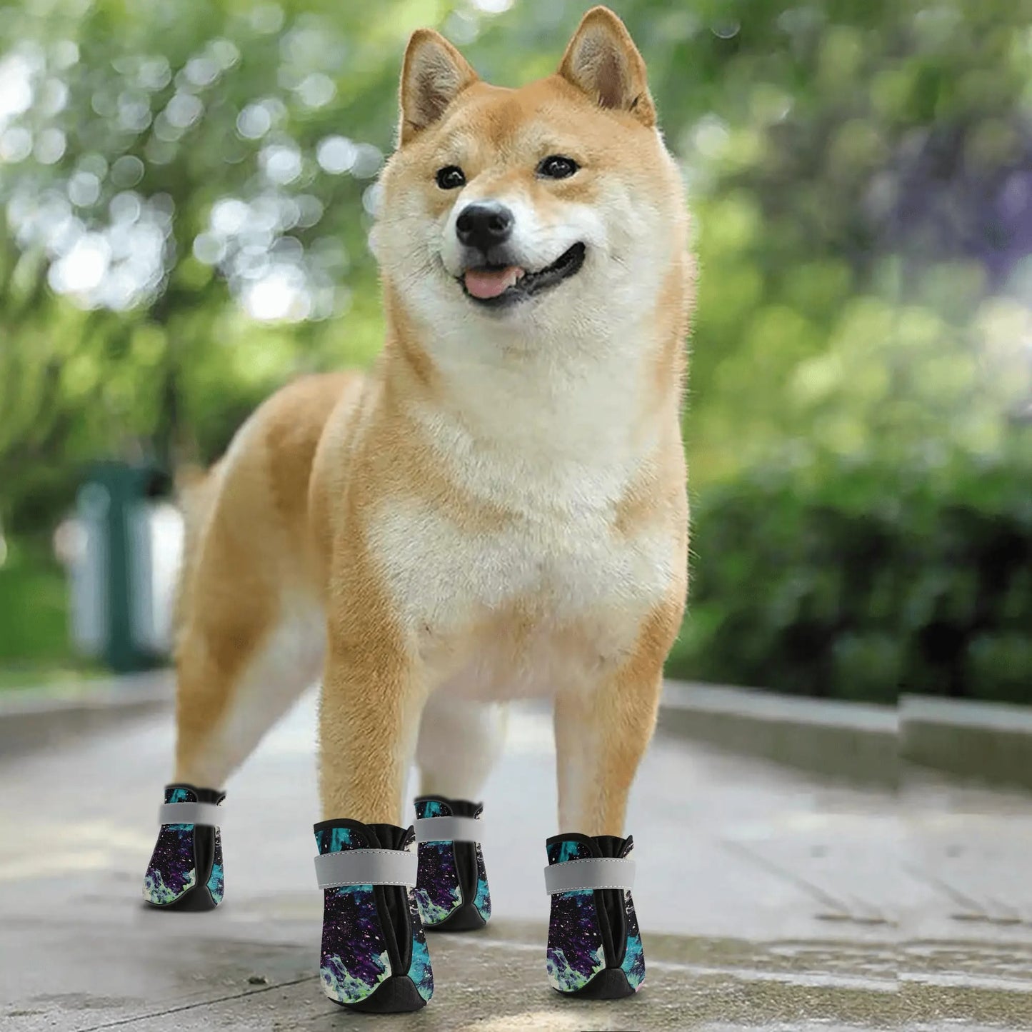 Galactic Storm Non Slip Dog Socks