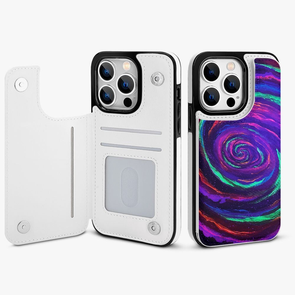 Galactic Rabbit Hole iPhone 14 Pro Flip Case