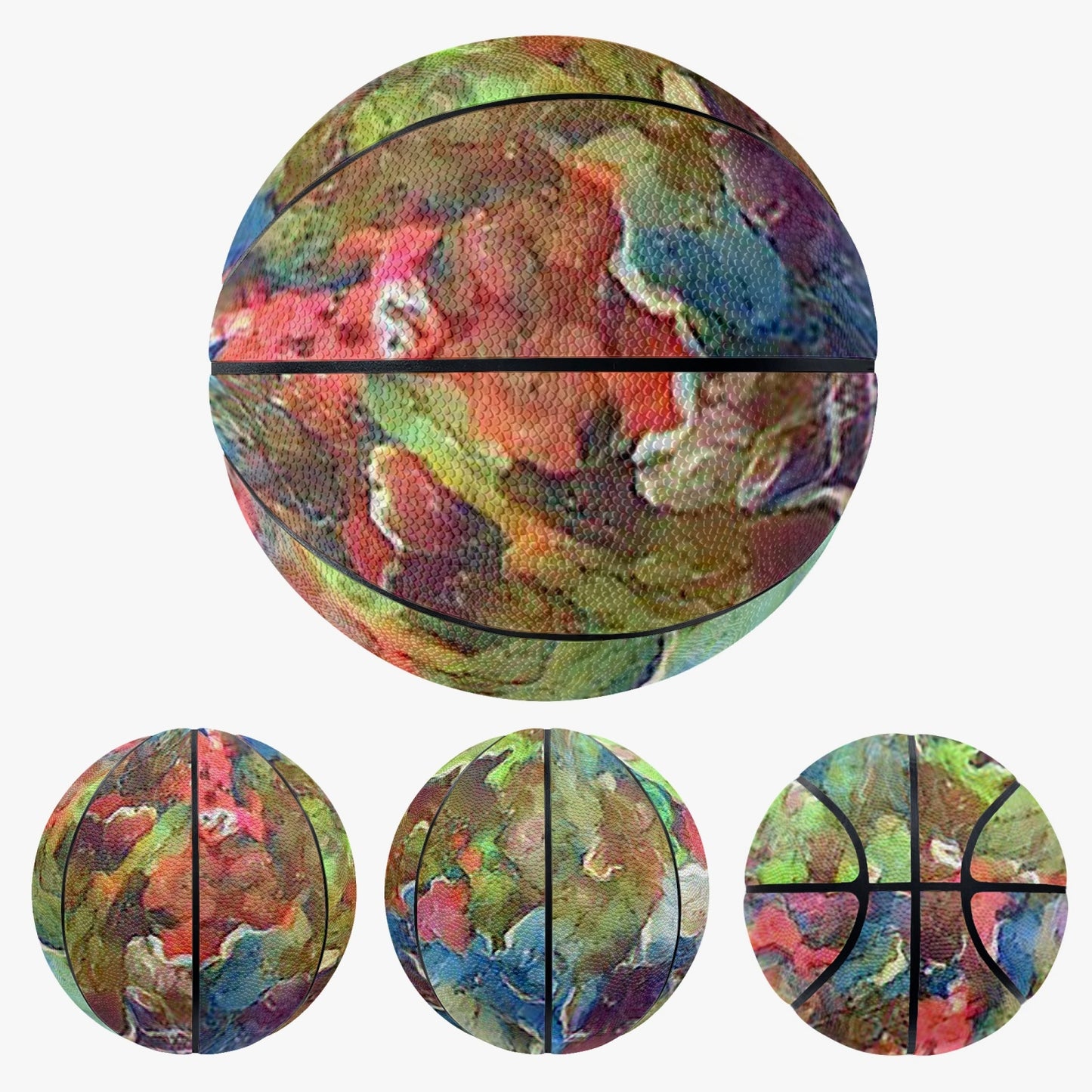 Space Storm Basketball - Eight - Panel Printed