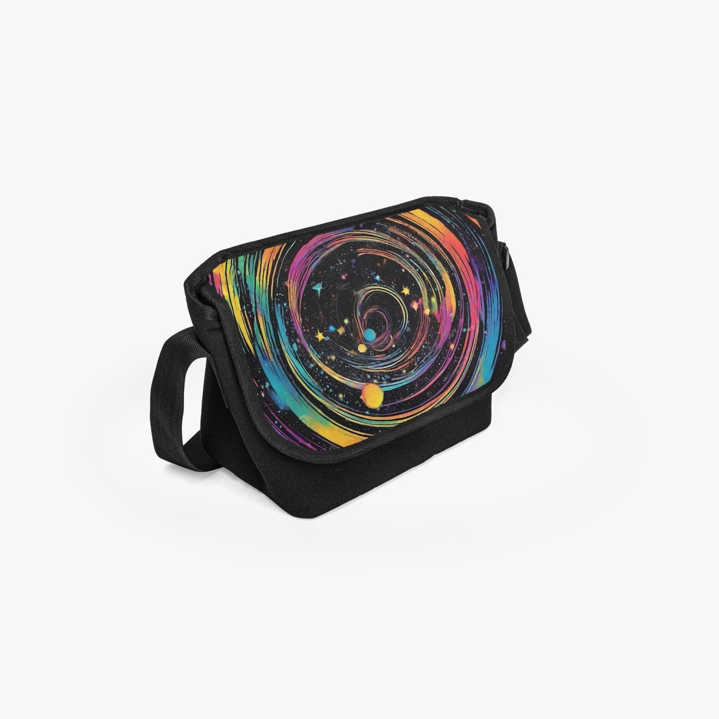 Psychedelic Space Messenger Bag