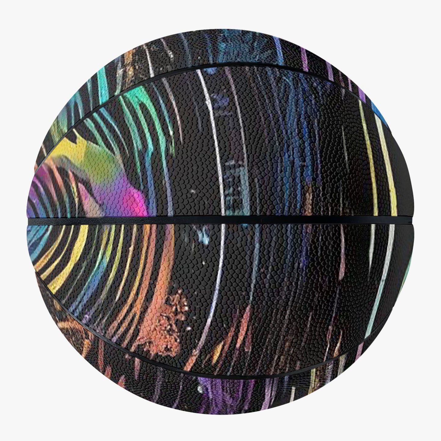 Psychedelic Spiral Basketball - Eight Panel Printed