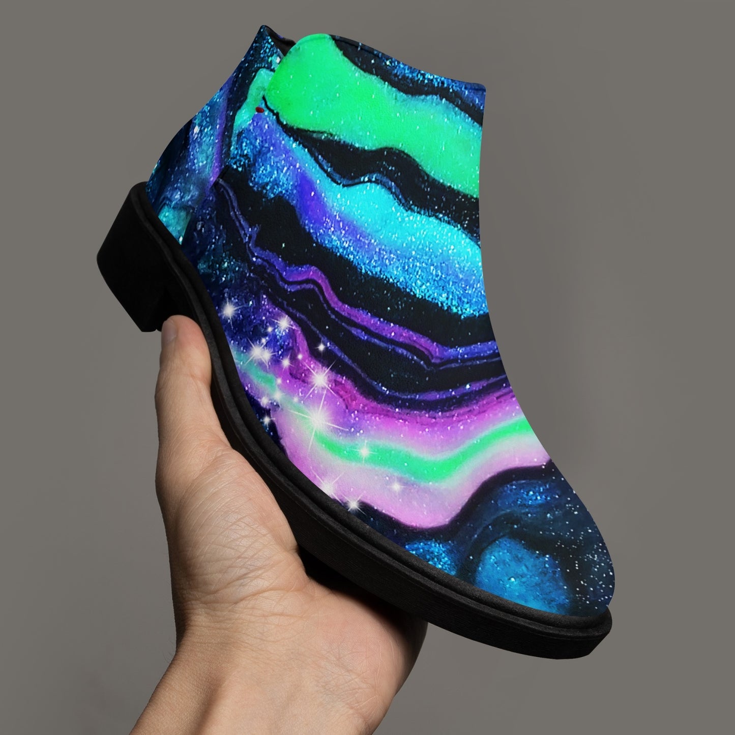 Galactic Beauty Fashion Zipper Boots