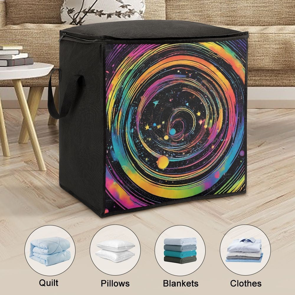 Psychedelic Space Storage Bag with Zipper