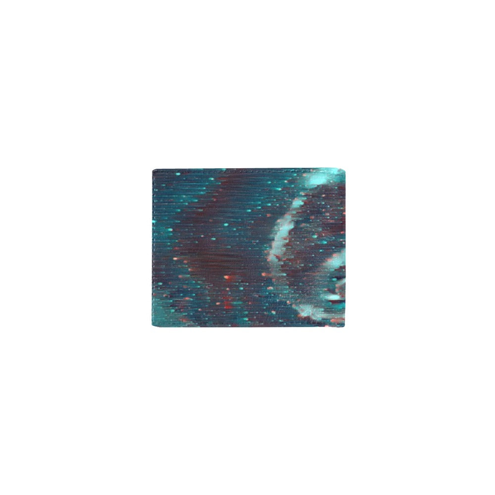 Galactic Sea Meteor Shower Bifold Stylish Wallet