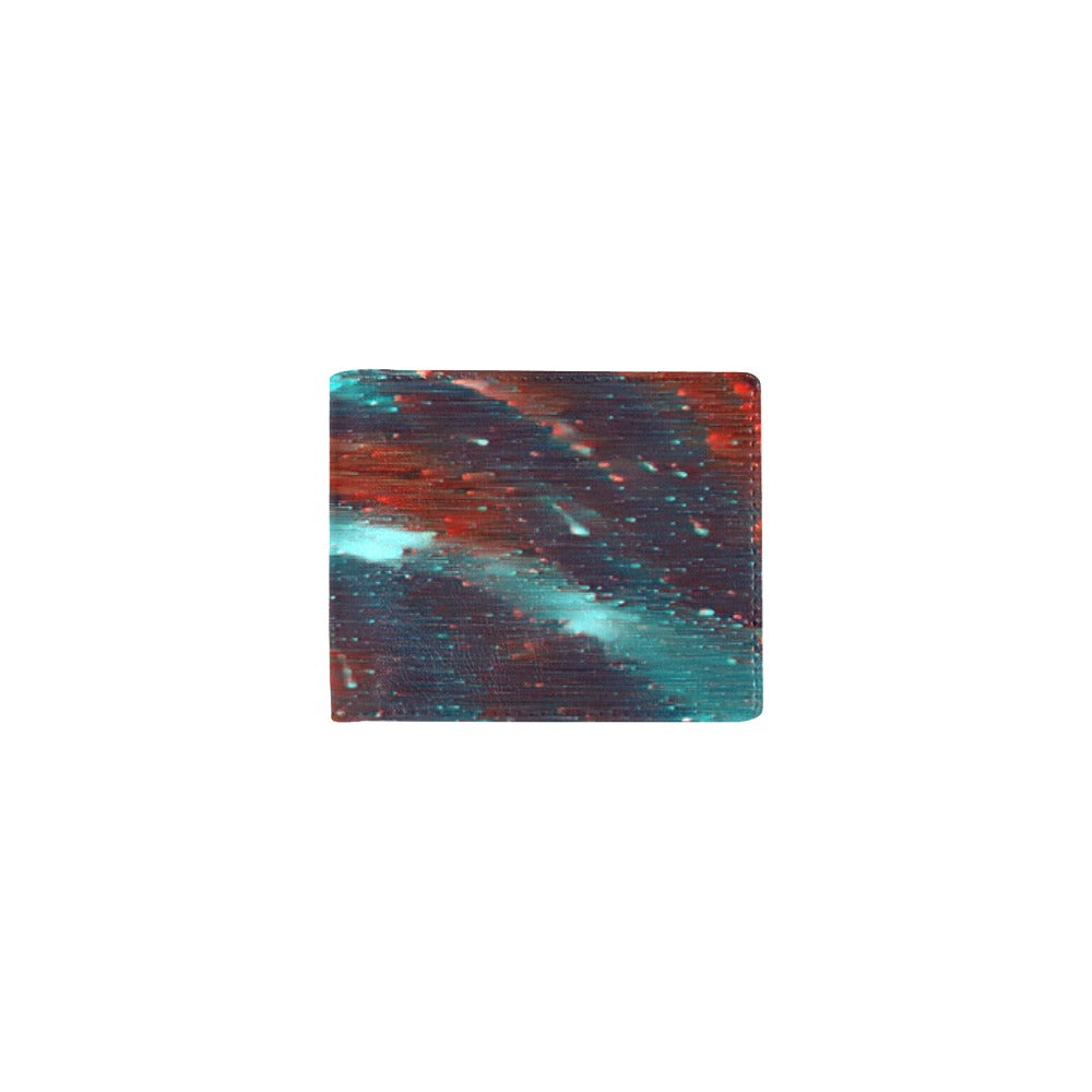 Galactic Sea Meteor Shower Bifold Stylish Wallet