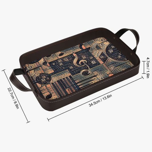 Musical Genius Leather Tray