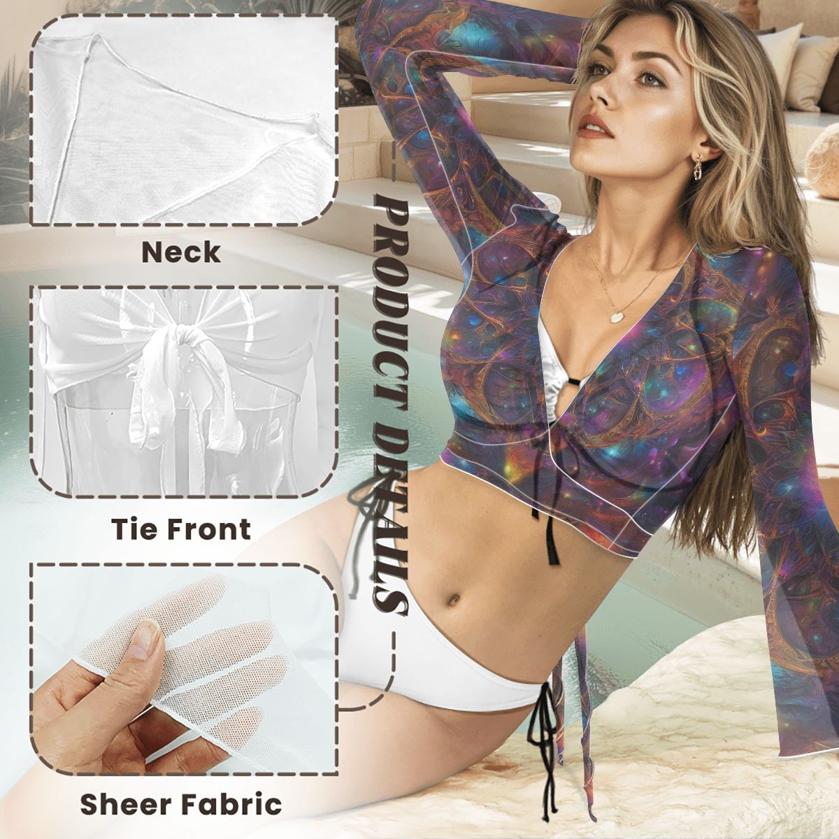 Ascension Swimsuit Cardigan Top