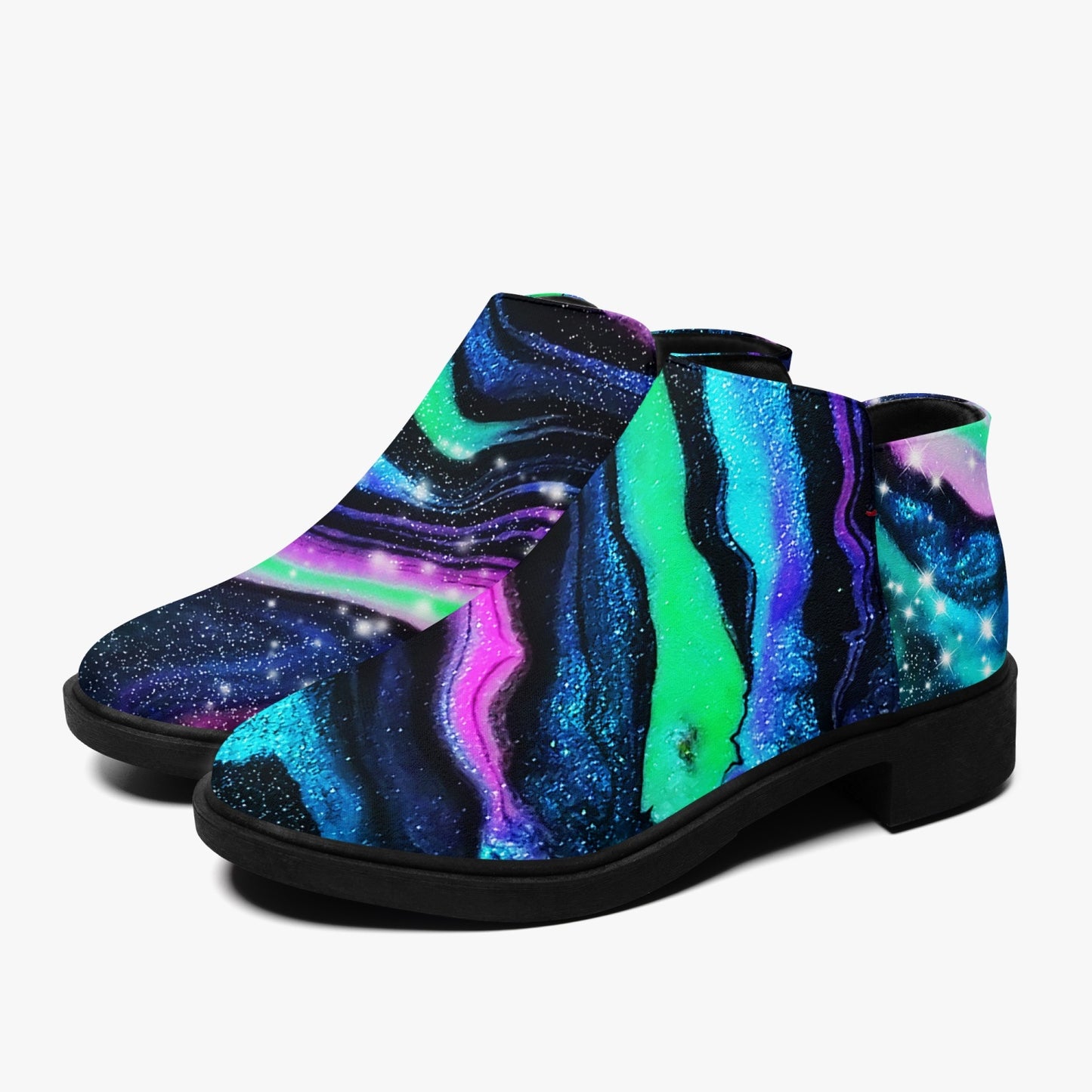 Galactic Beauty Fashion Zipper Boots