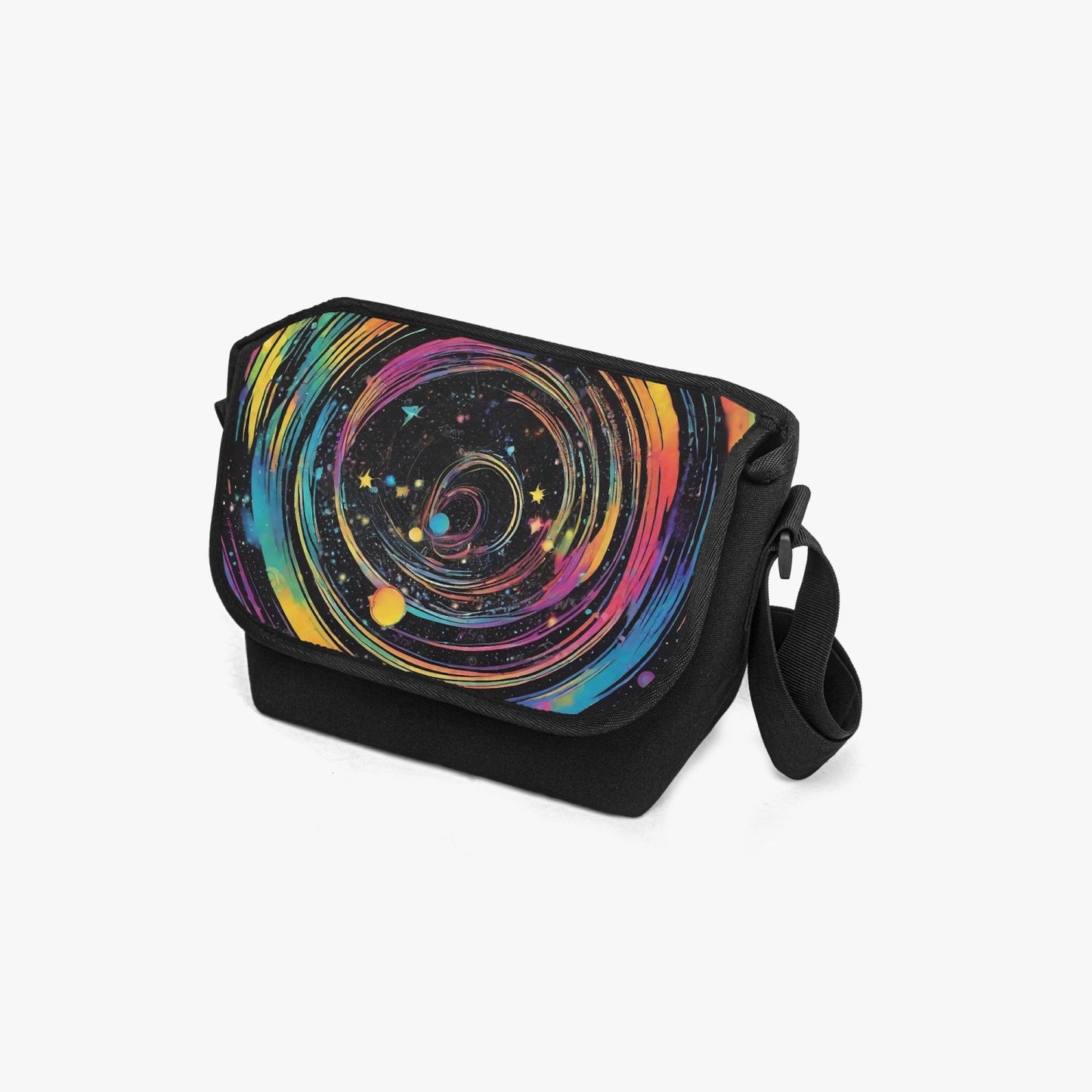 Psychedelic Space Messenger Bag