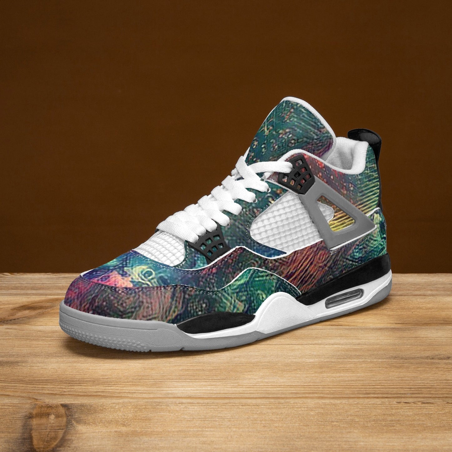 Imagined AJ4 Basketball Sneakers -Grey Sole