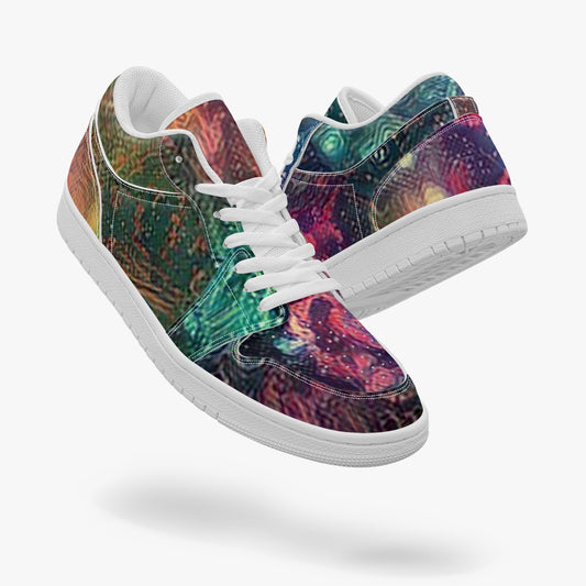 Imagine Low-Top AJ1 Leather Sneakers