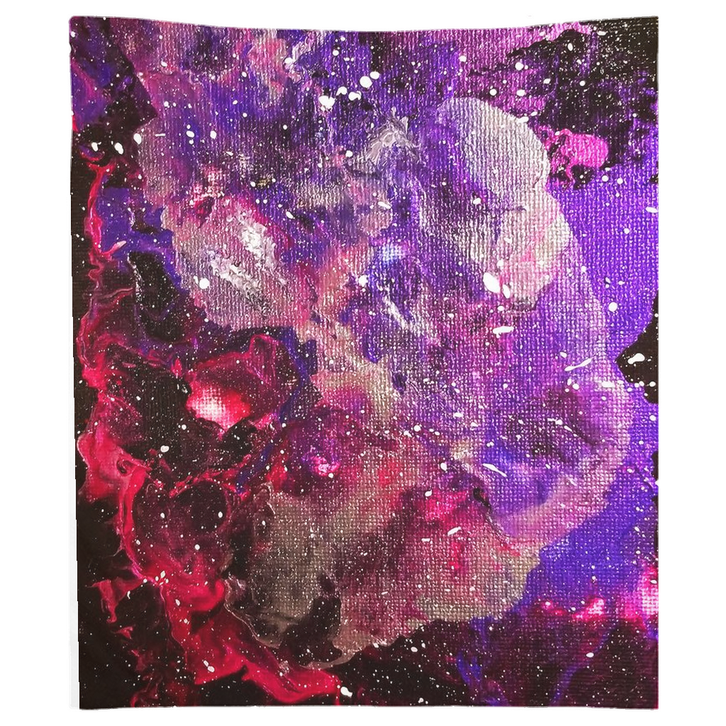 Galactic Love Purple Tapestries