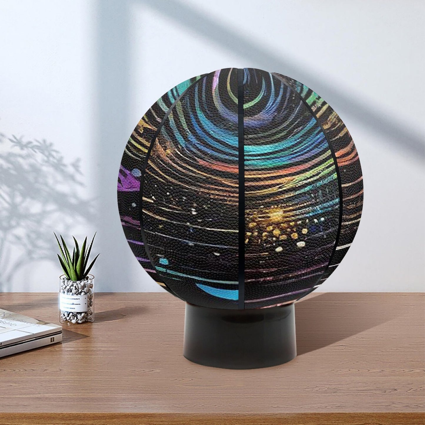 Psychedelic Spiral Basketball - Eight Panel Printed