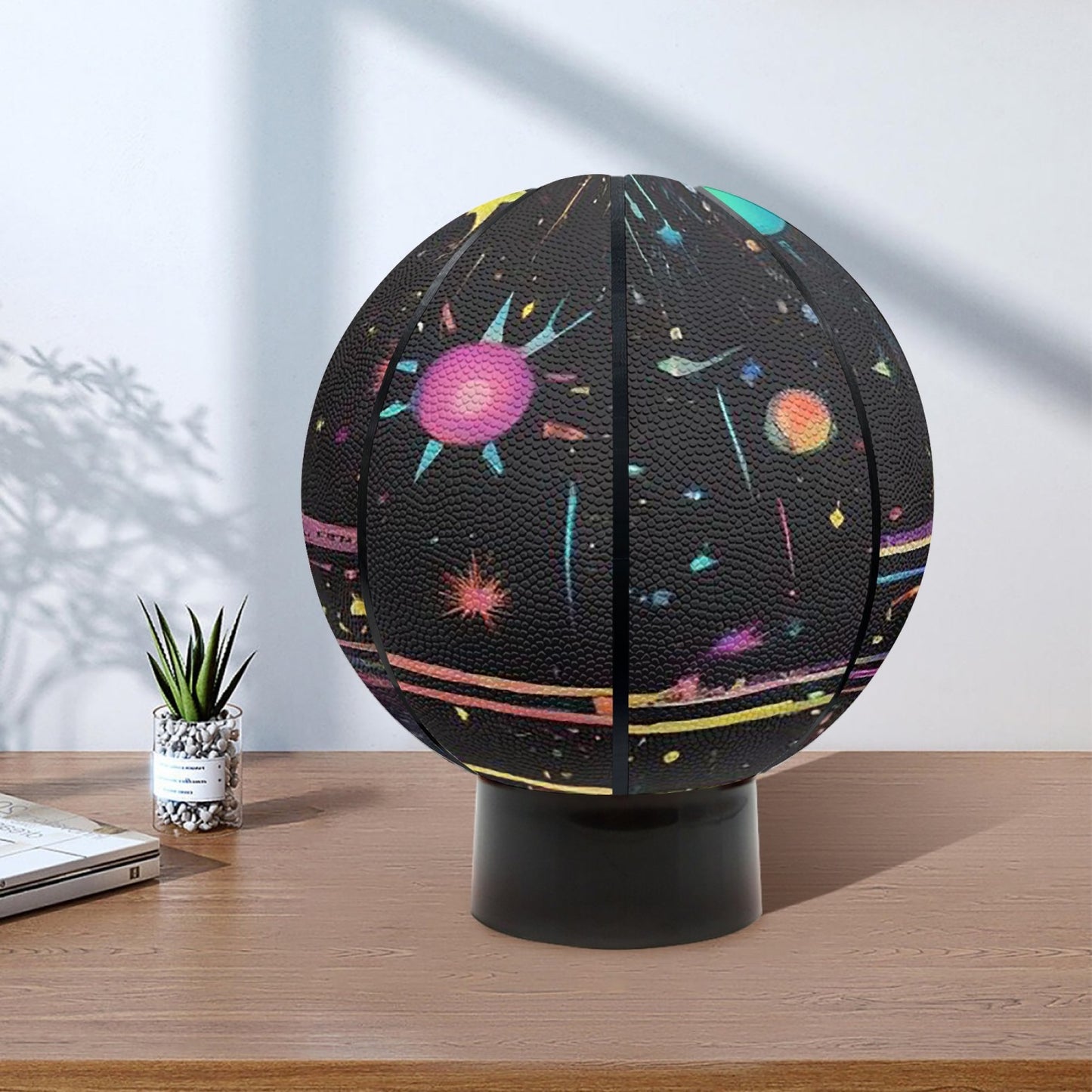 Psychedelic Explosion Basketball - Eight Panel Printed