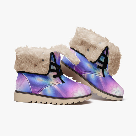 Ascension Tie-Dye Cotton-pad Fur Lining Boots