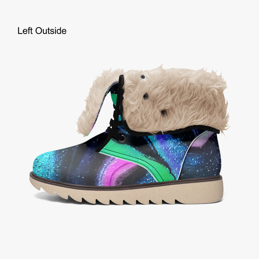 Galactic Beauty Cotton-pad Fur Lining Boots