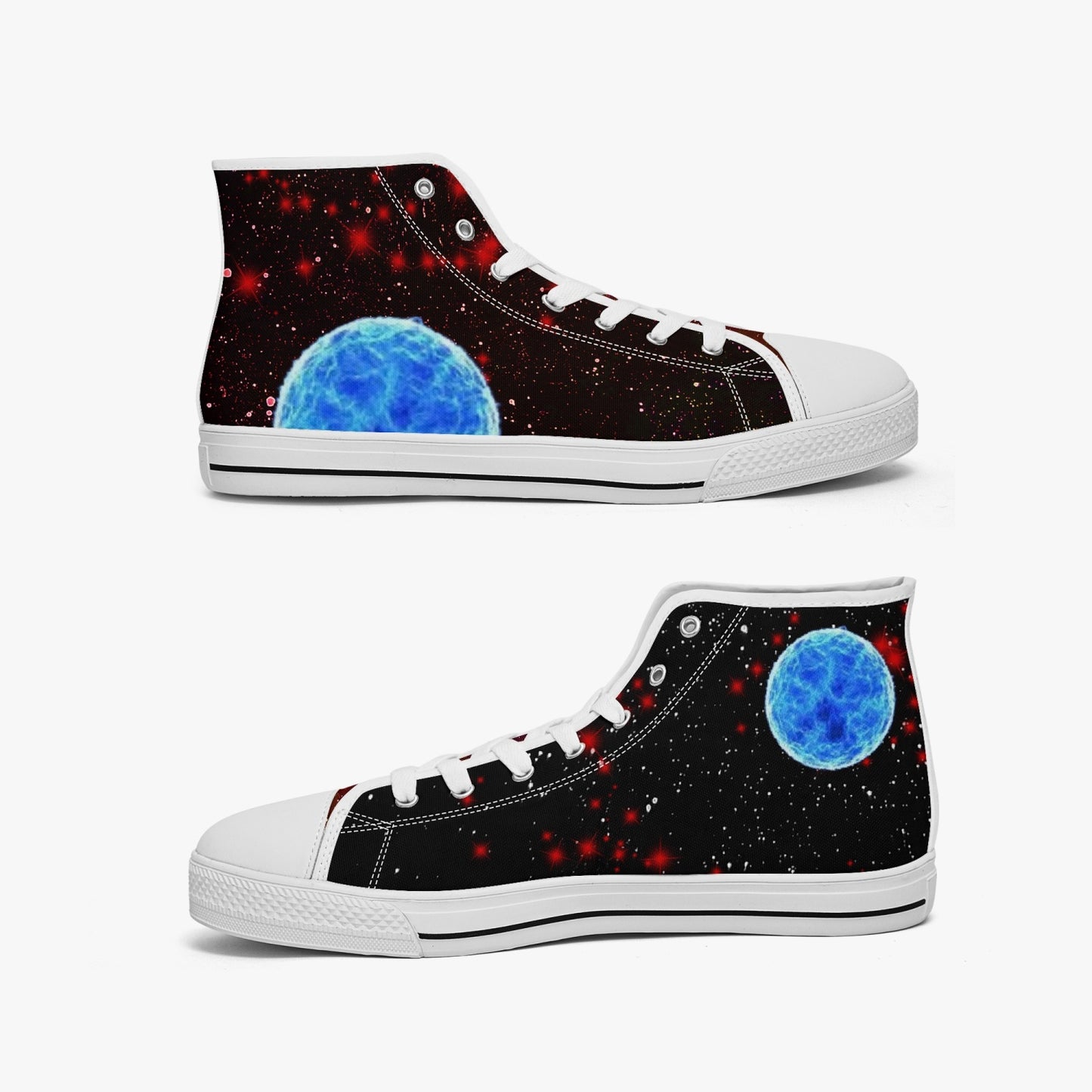 Matthews Blue Dwarf High-Top Converse Style Shoe