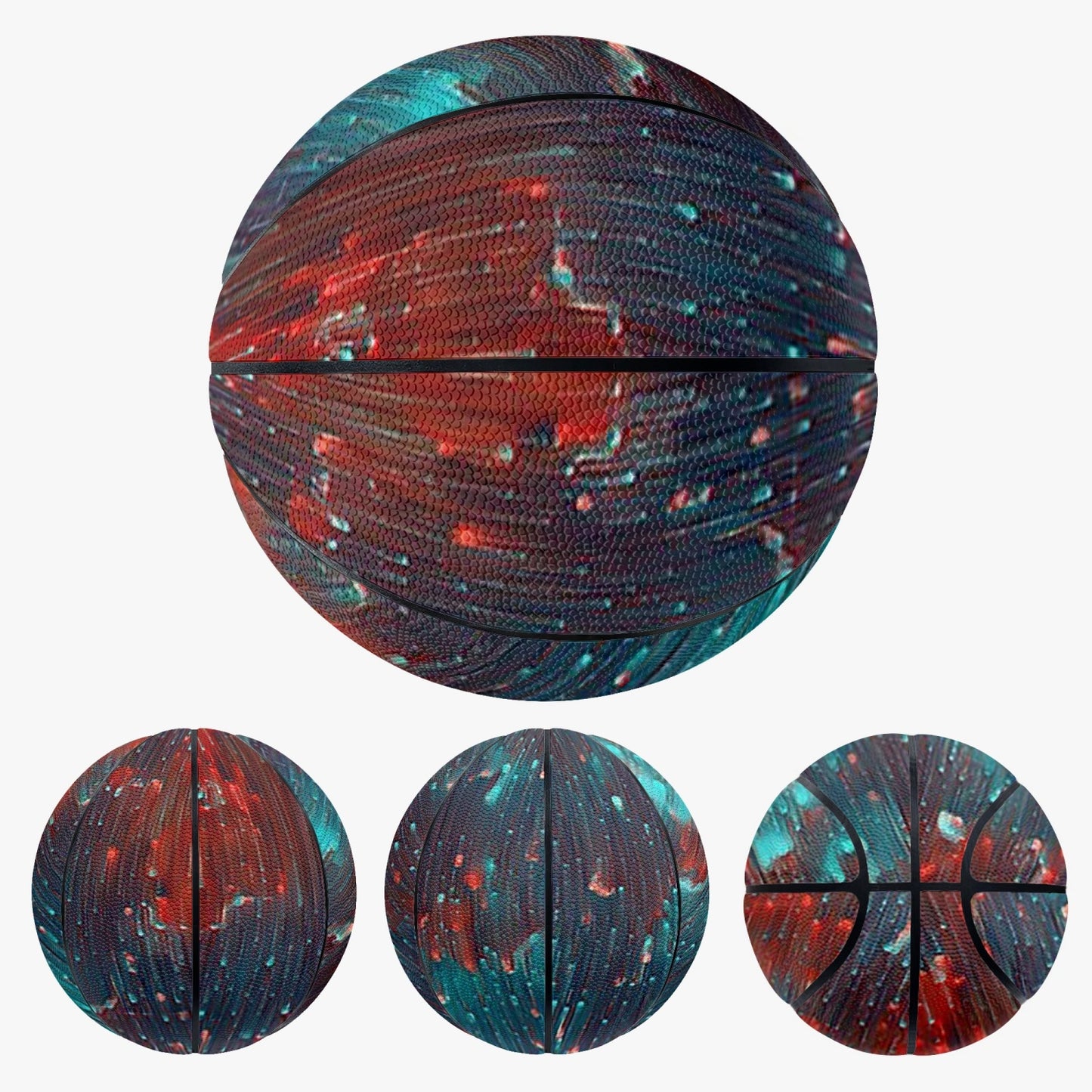 Galactic Explosion Basketball - Eight Panel Printed