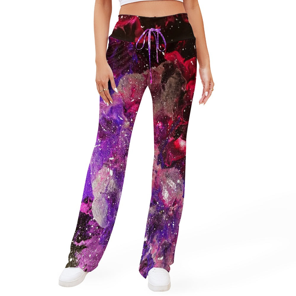 Galactic Love Straight Lace-Up Yoga Pants