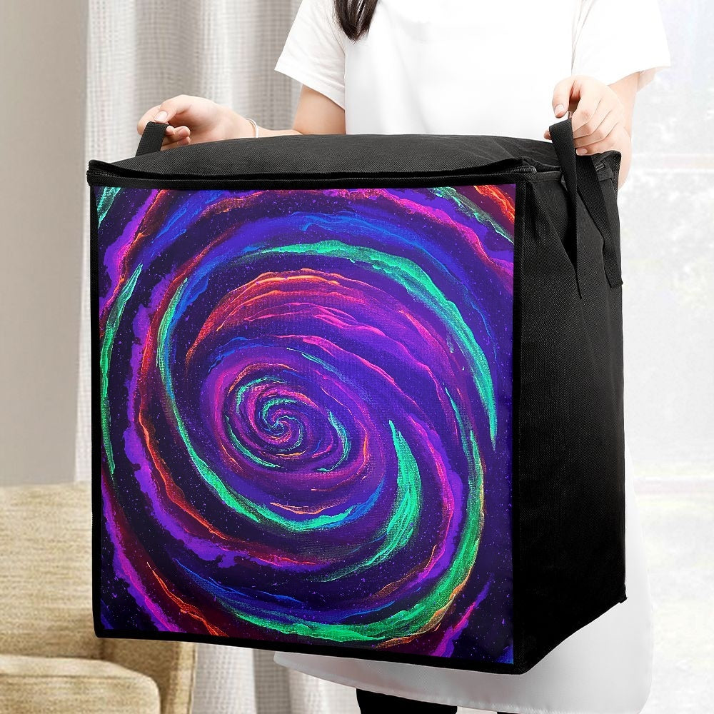 Galactic Whirlpool Storage Bag with Zipper