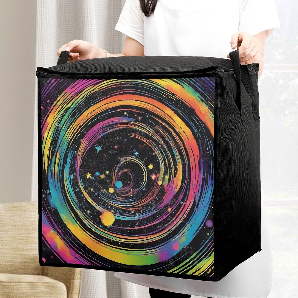 Psychedelic Space Storage Bag with Zipper