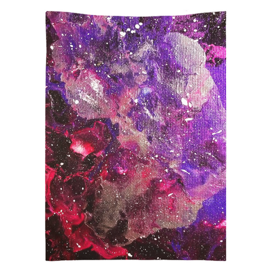 Galactic Love Purple Tapestries