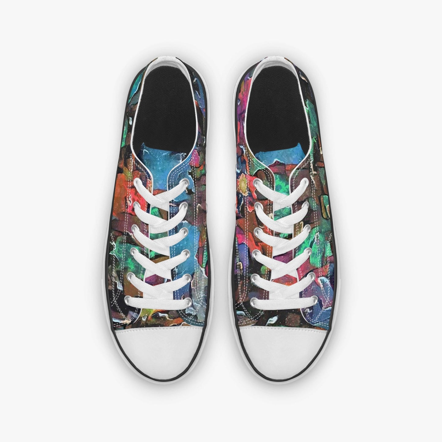 Space Storm Low Canvas Shoes-White sole