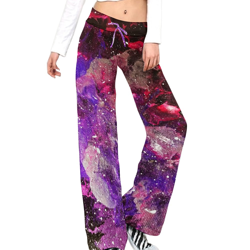 Galactic Love Straight Lace-Up Yoga Pants