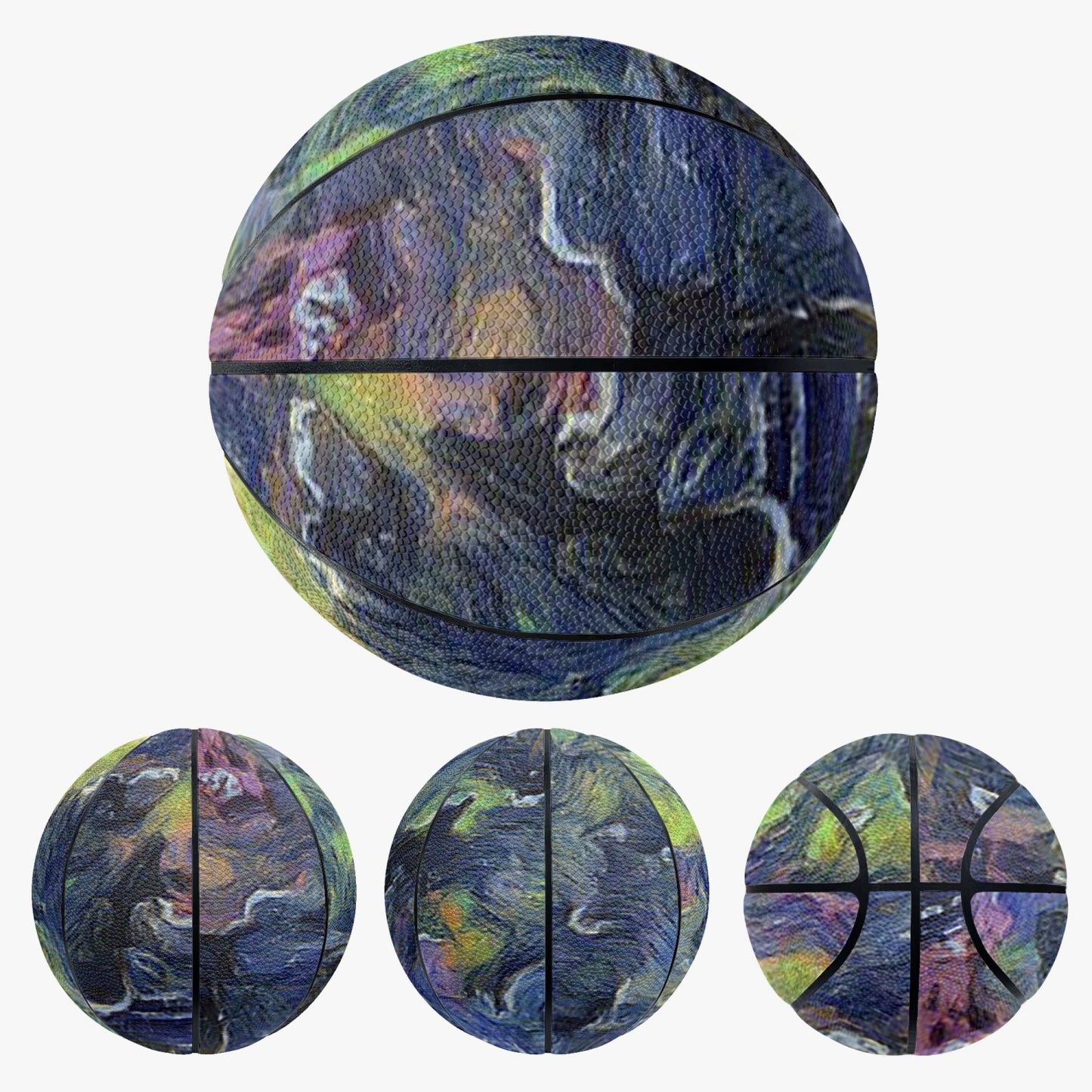 Space Storm Basketball - Eight - Panel Printed