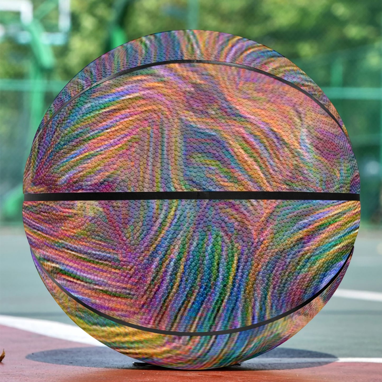 Colorful Whispers Basketball - Eight - Panel Printed