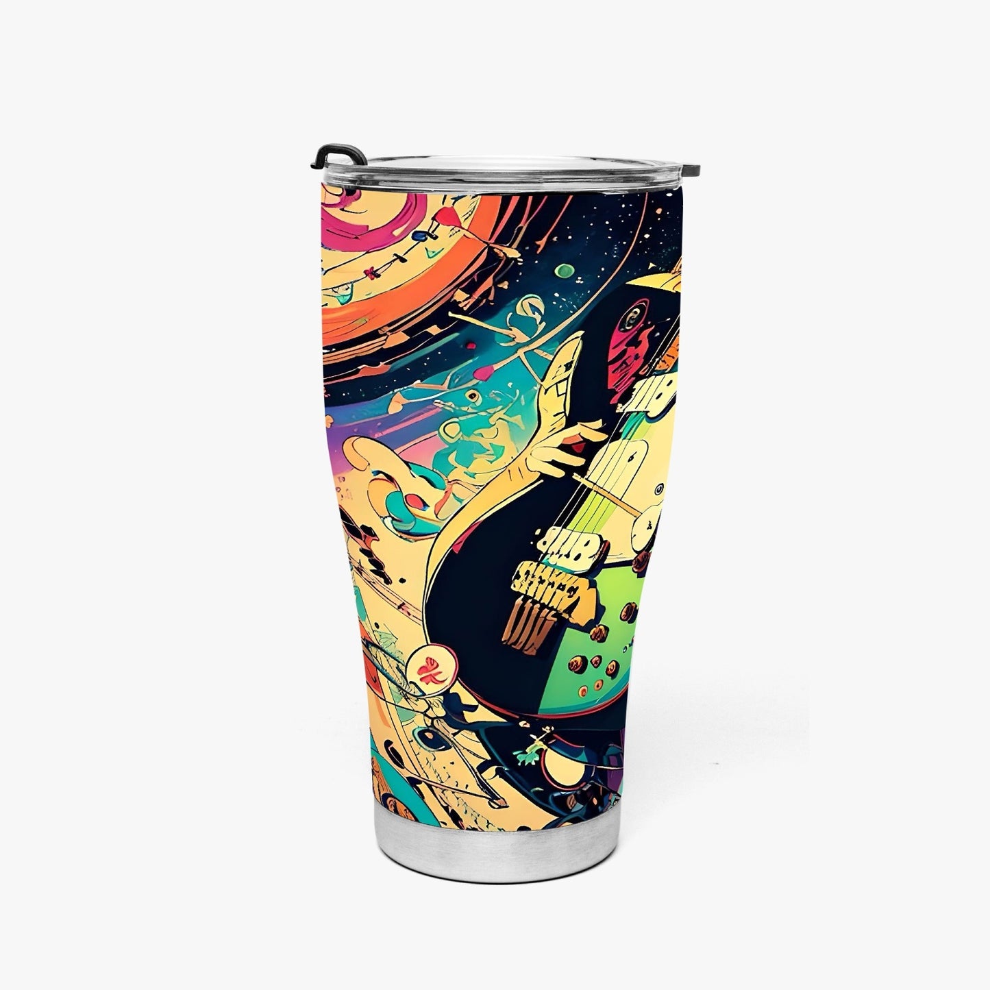 Rockin Guitar 30oz Curve Tumbler