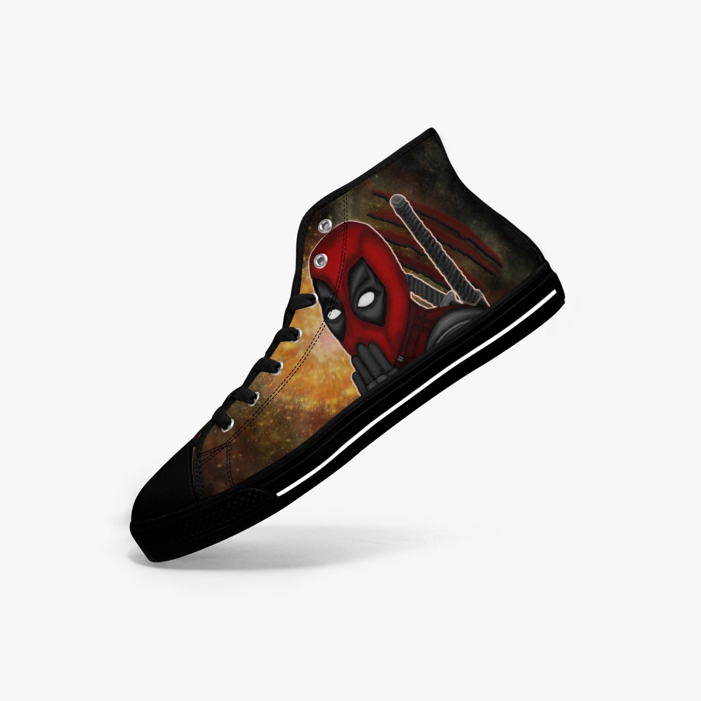 Deadpool/Wolverine High-top Canvas Shoes - Tongue Printable