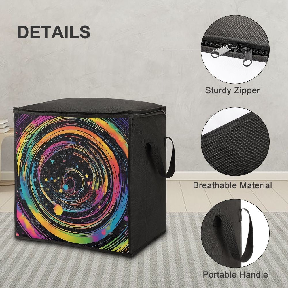 Psychedelic Space Storage Bag with Zipper