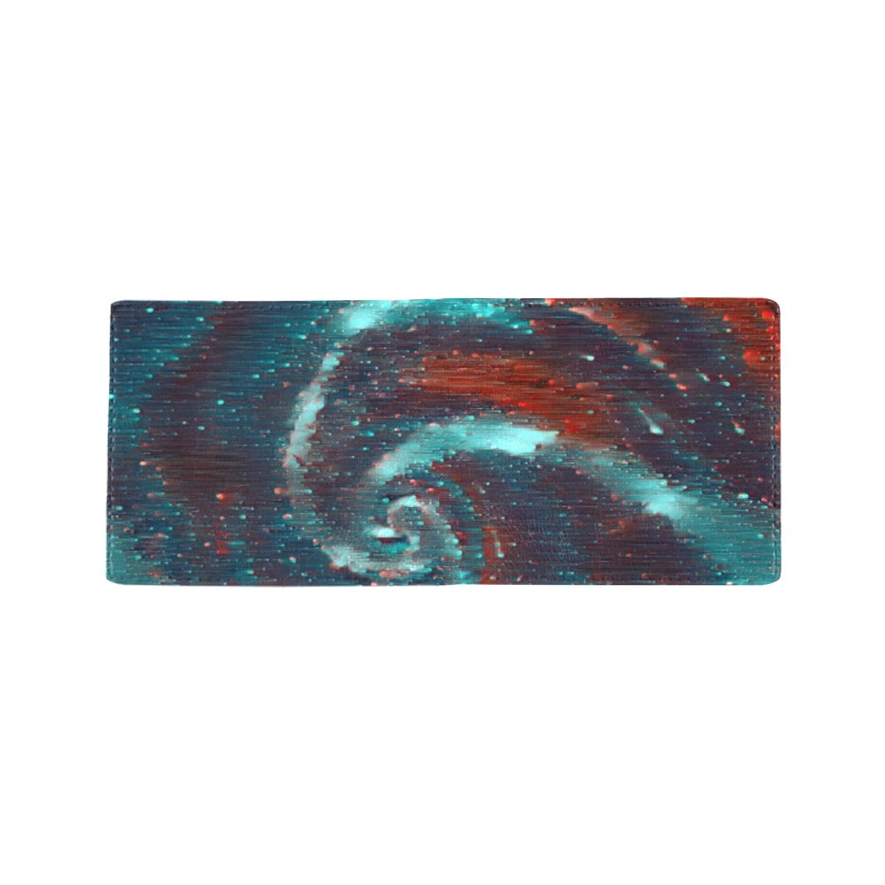 Galactic Sea Meteor Shower Bifold Stylish Wallet