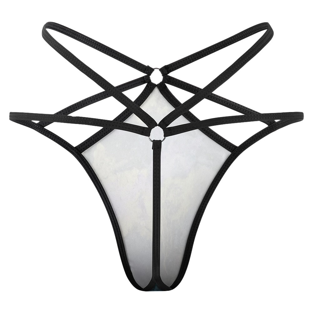 Golden Galaxy T-back Thong