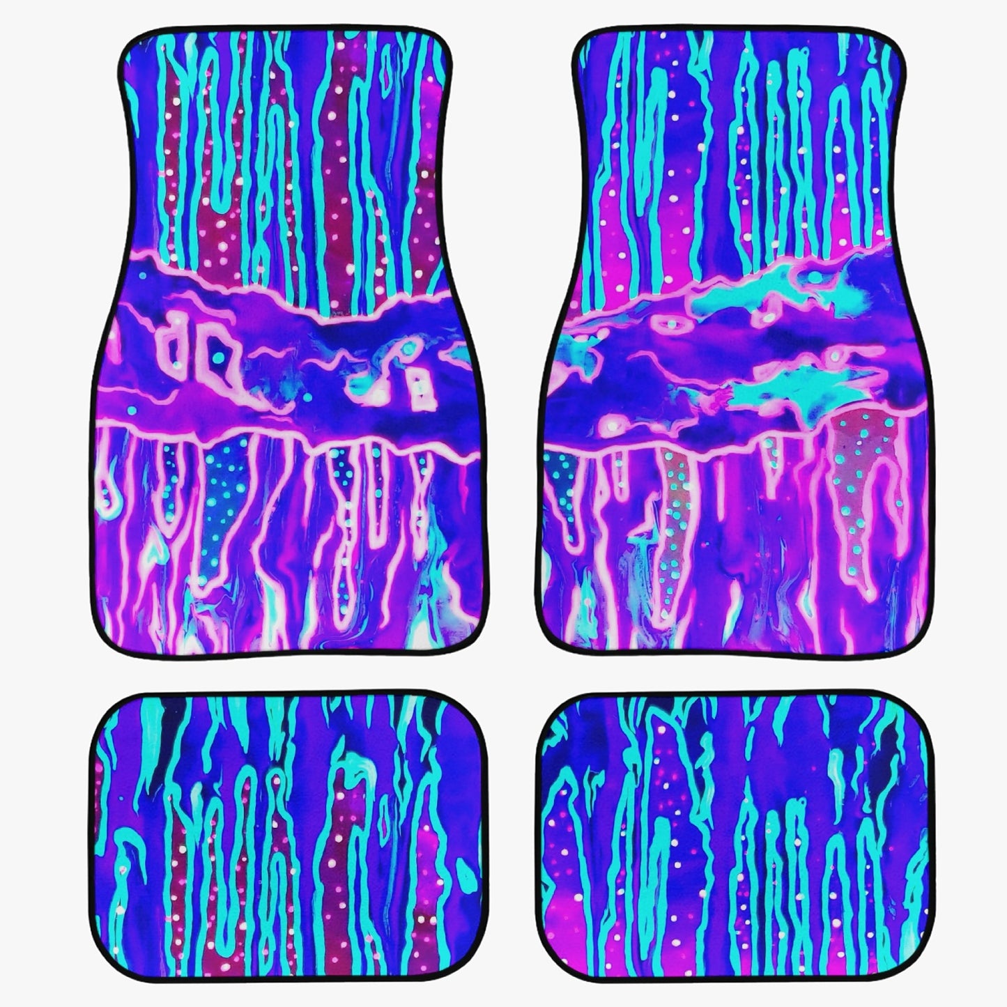 Mystic Cave Car Floor Mats - 4Pcs