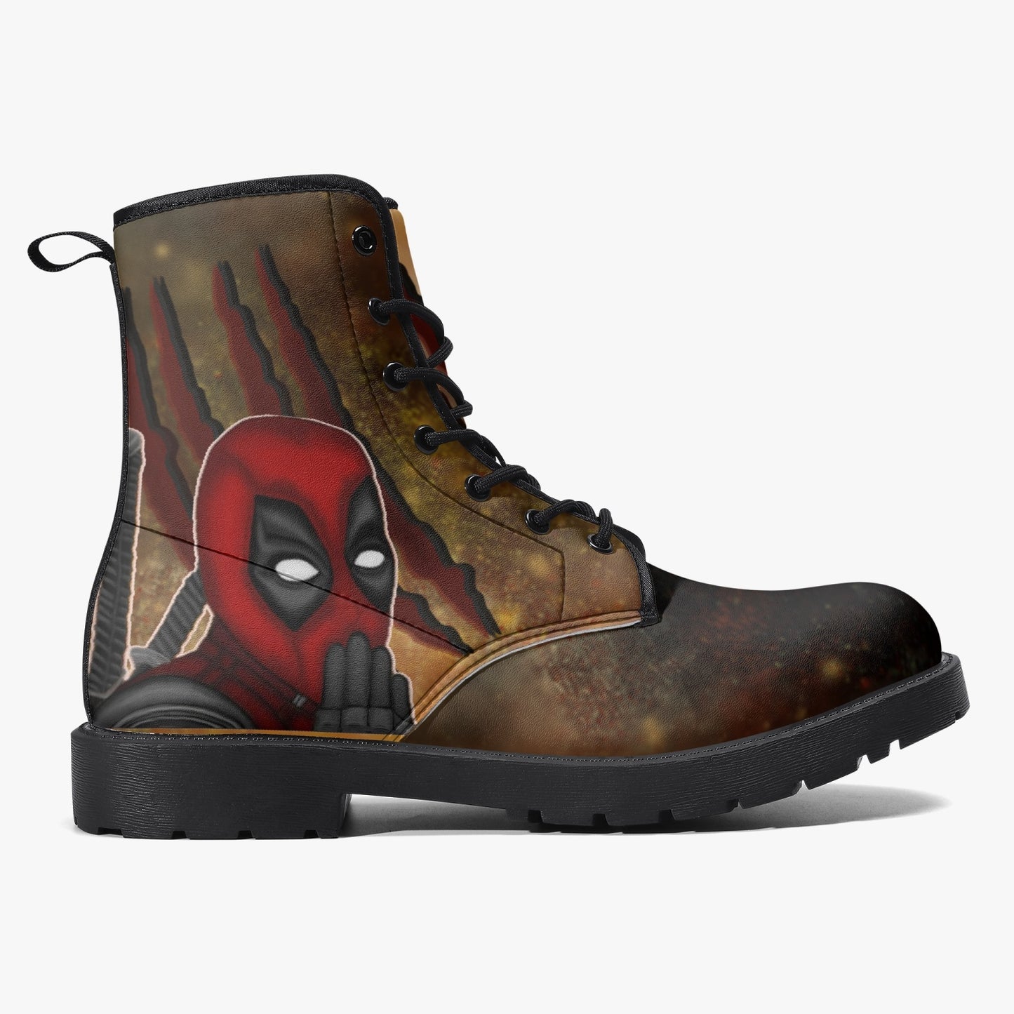 Deadpool/Wolverine Trendy Leather Boots